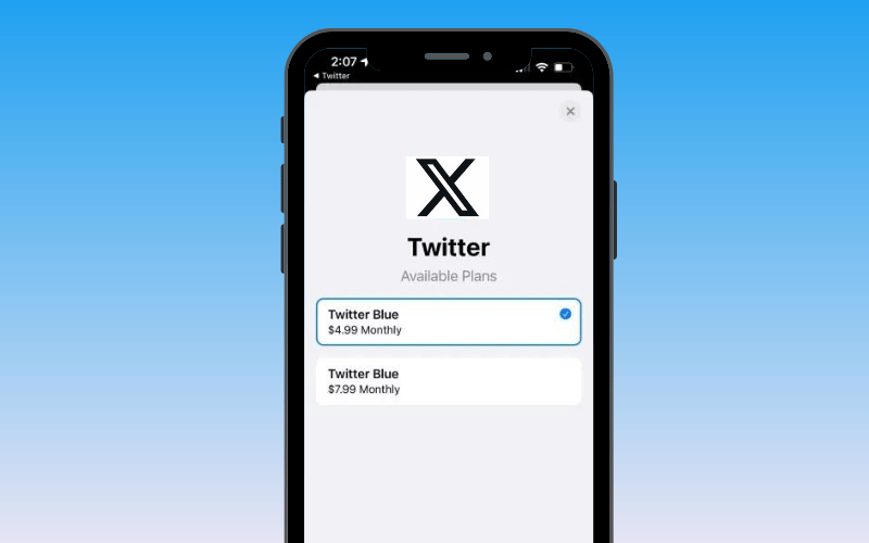 twitter blue Subscription Plan 