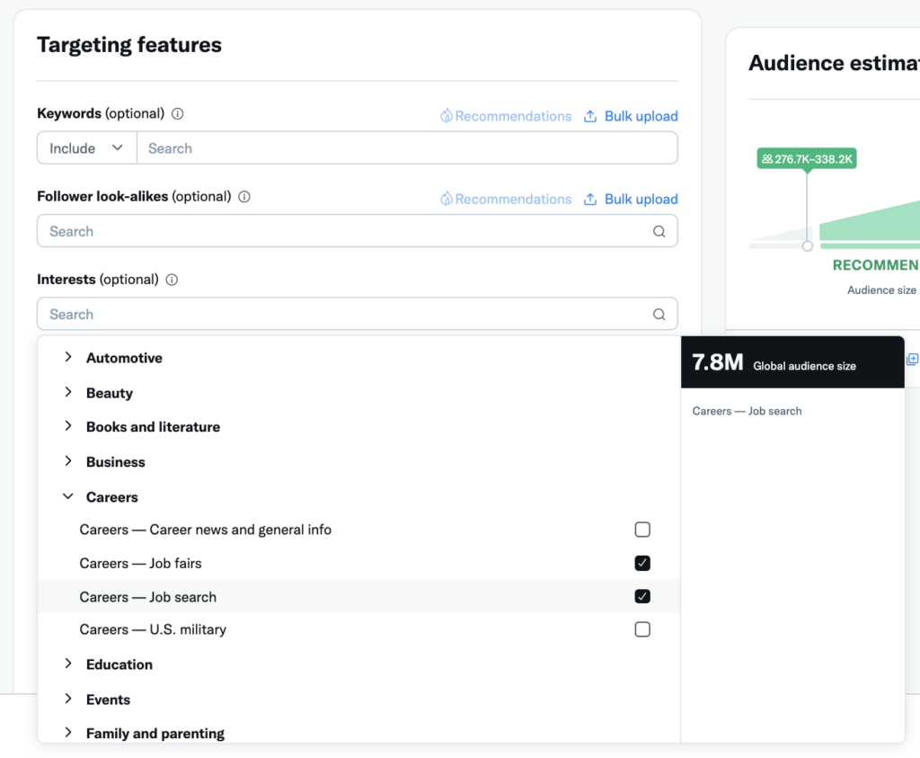 Interest-Based Targeting