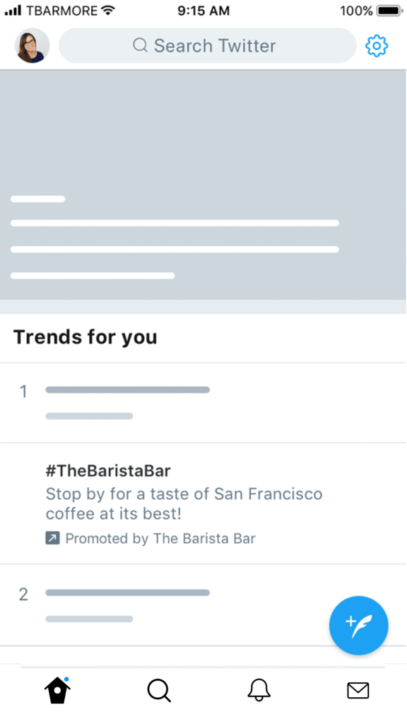 Promoted Trends