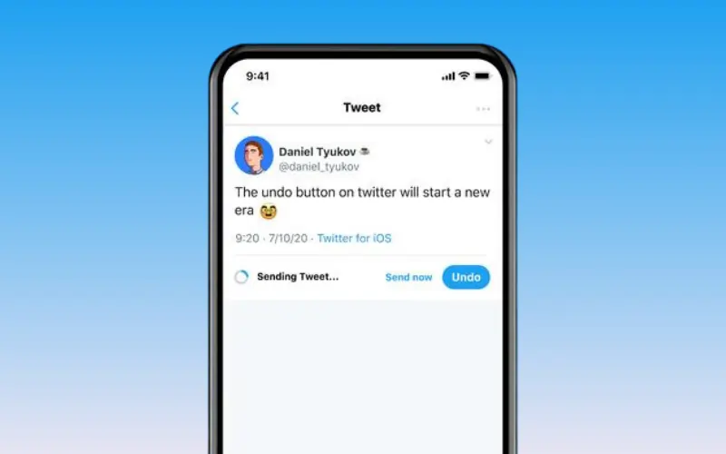 Twitter Blue Undo Tweet