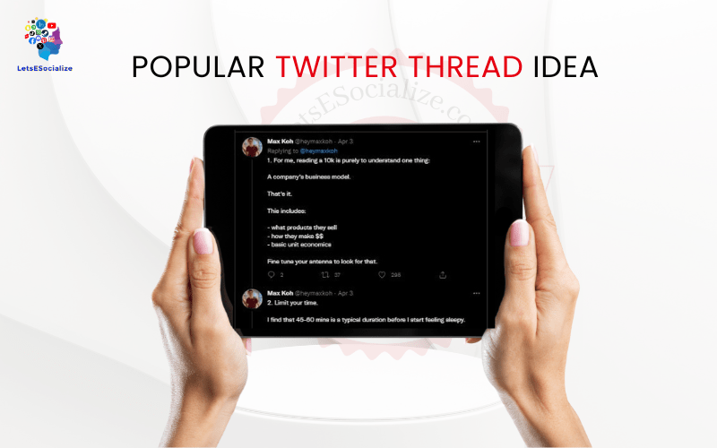 Twitter Thread idea