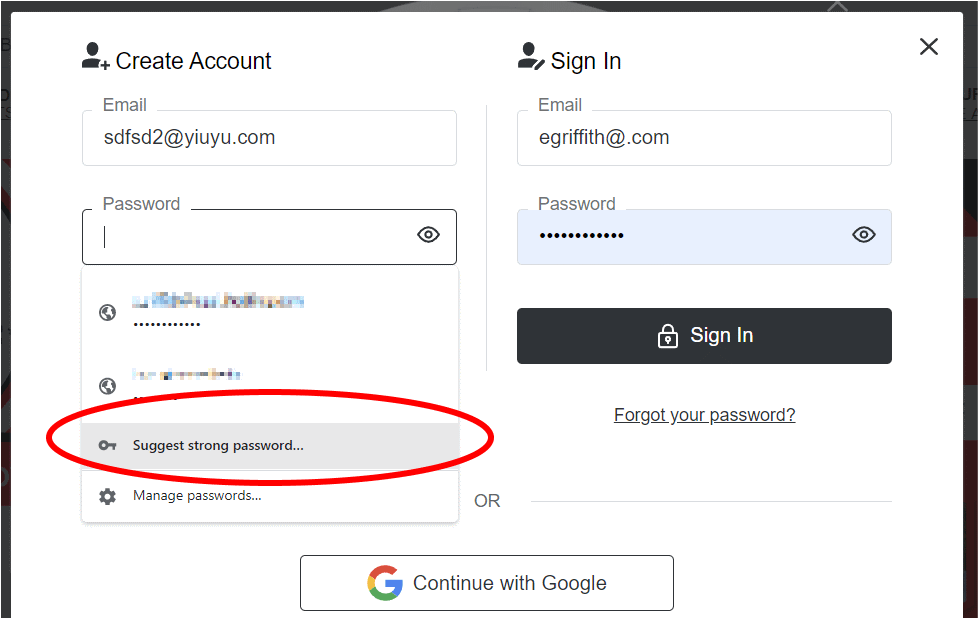Using a Password Manager to Generate Passwords