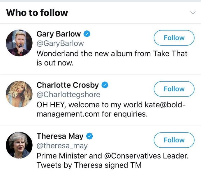 Who To Follow Suggestions