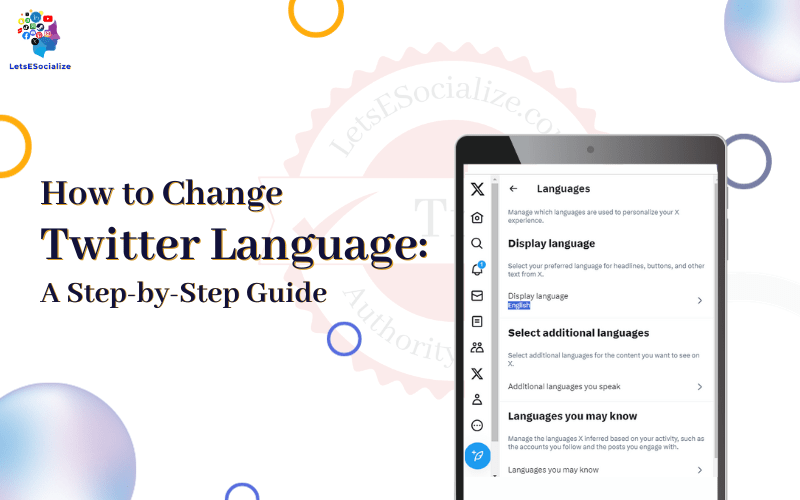 How to Change Twitter Language