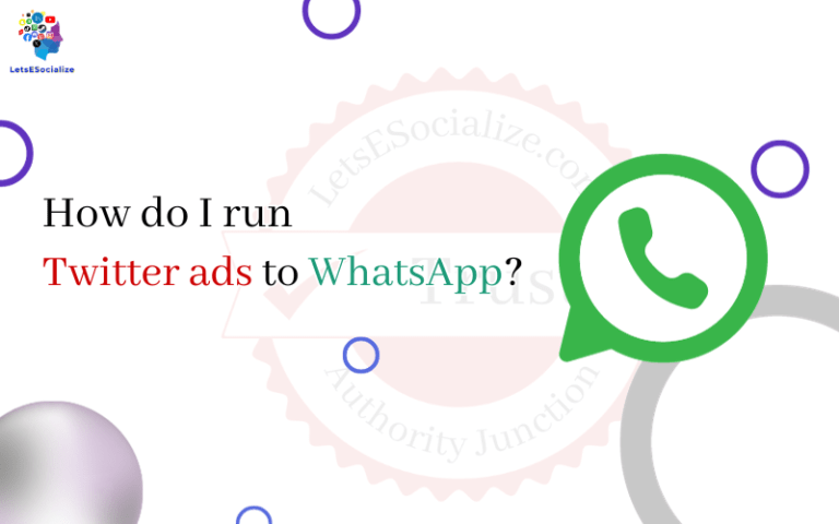 How do I run Twitter ads to WhatsApp?