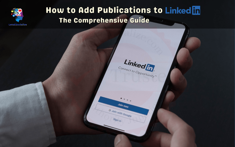 Add Publications to LinkedIn