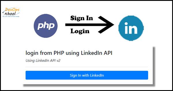 LinkedIn Logging In via API
