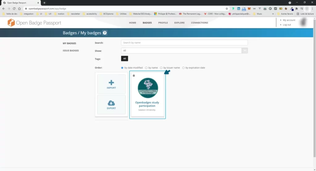 Manually Adding linkedin Custom Badges