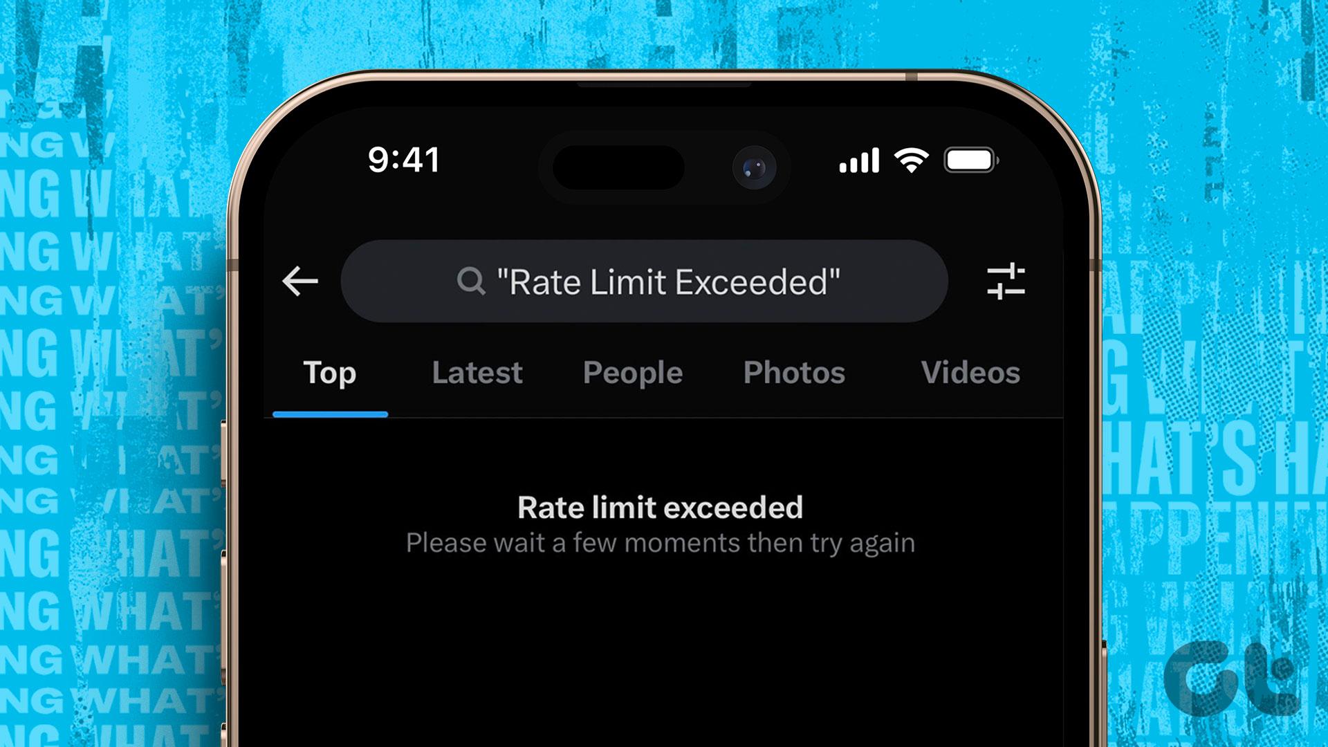 Rate Limit Exceed