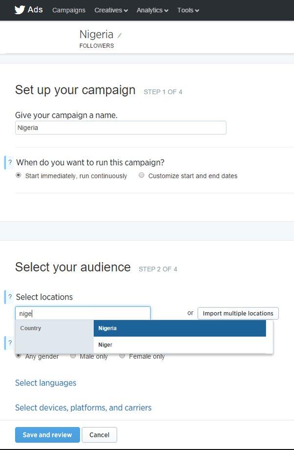 Crafting Nigeria-Specific Twitter Ad Campaigns