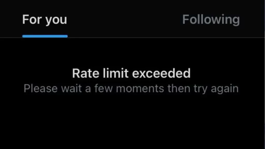 Why You Might See "Rate Limit Exceeded" on Twitter