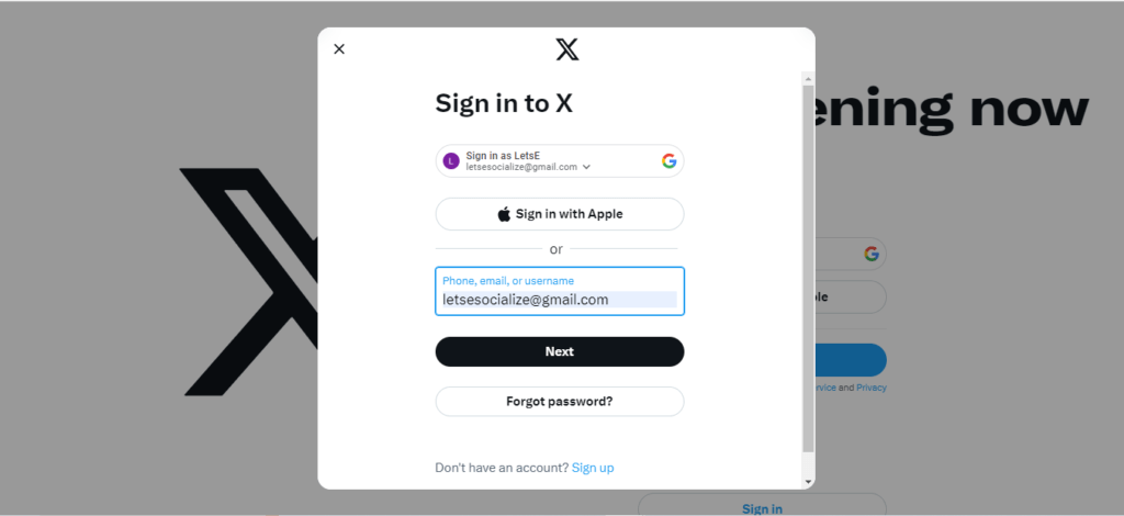 twitter ads login