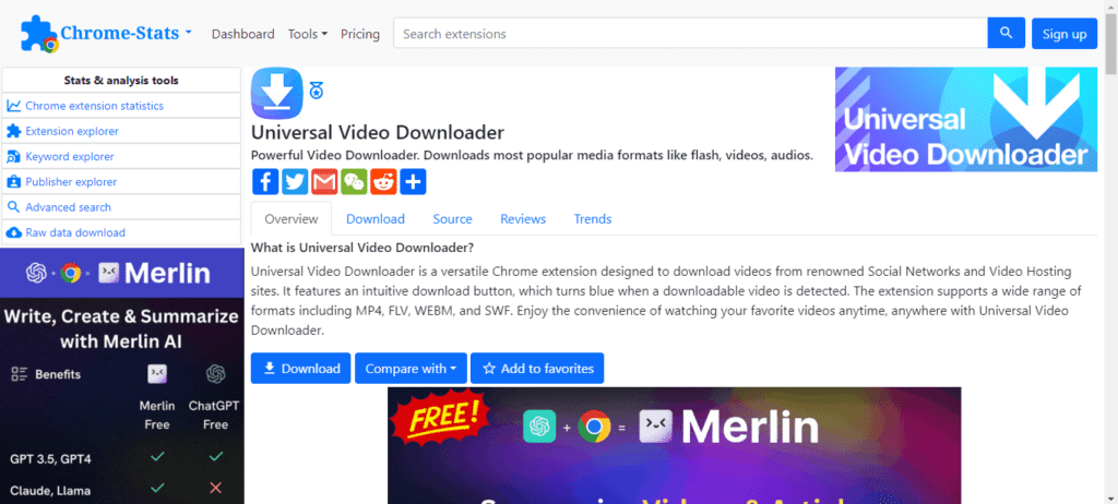 Download Twitter DM Videos on Chrome Using Universal Video Downloader