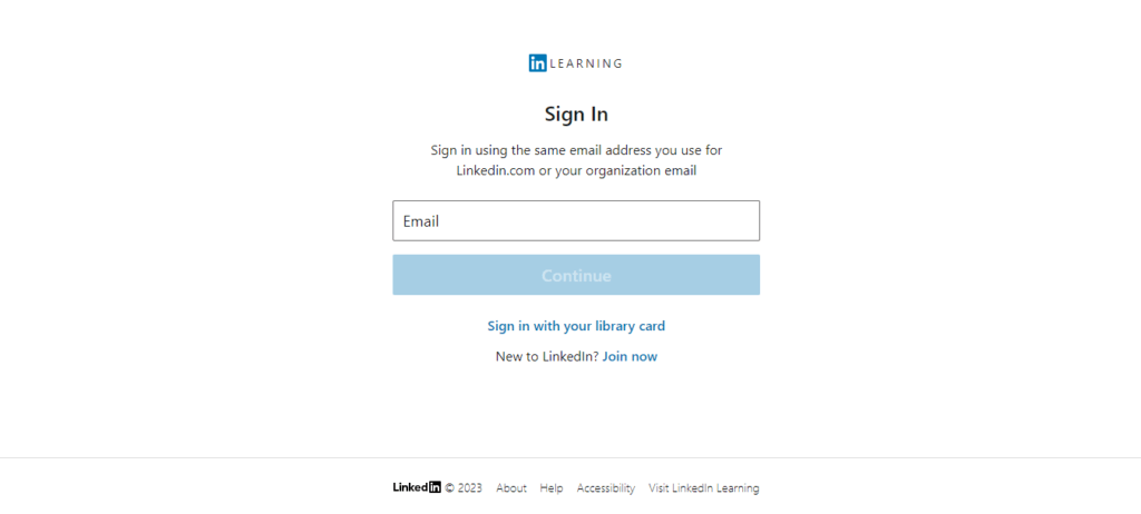 Learning LinkedIn Login