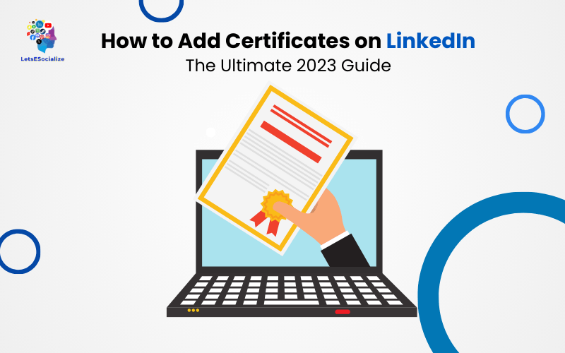 Add Certificates on LinkedIn