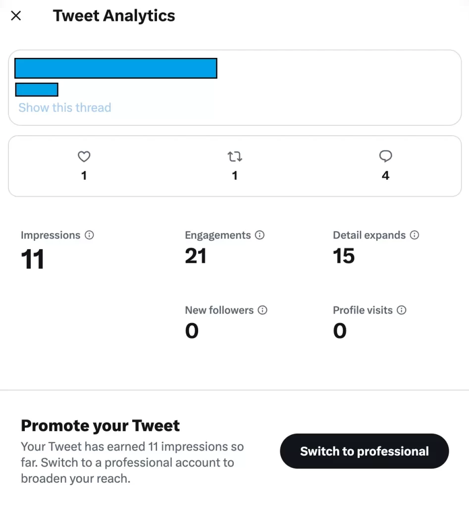 Current Twitter Impression and Engagement Limits