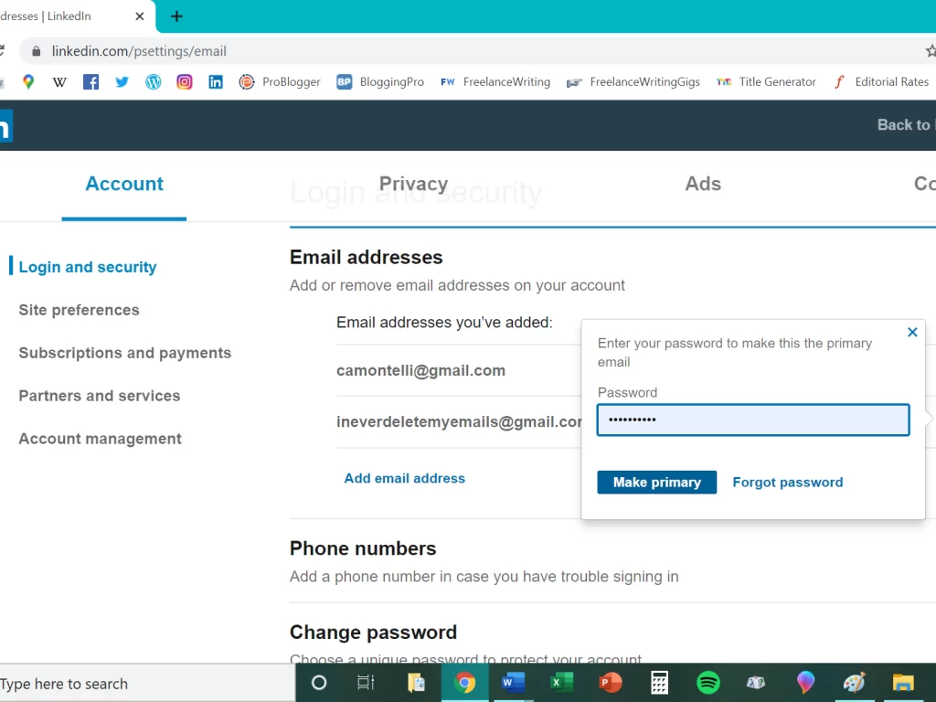 How to Change Your Primary Email on LinkedIn