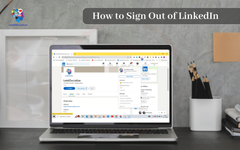 How to Sign Out of LinkedIn