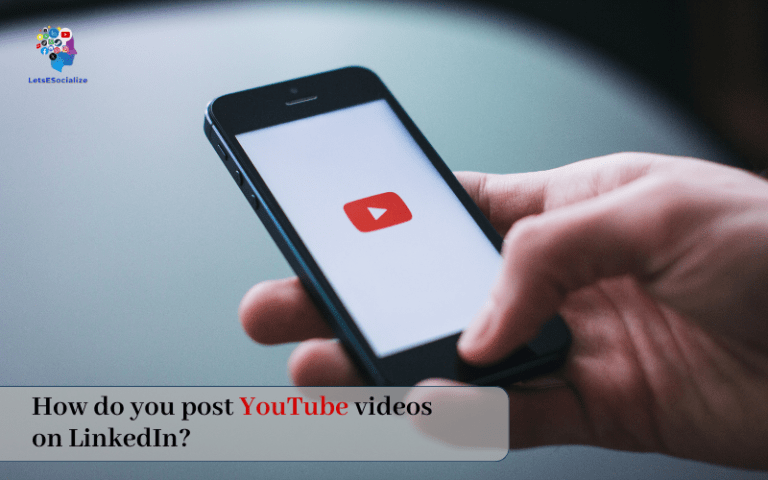 How do you post YouTube videos on LinkedIn?