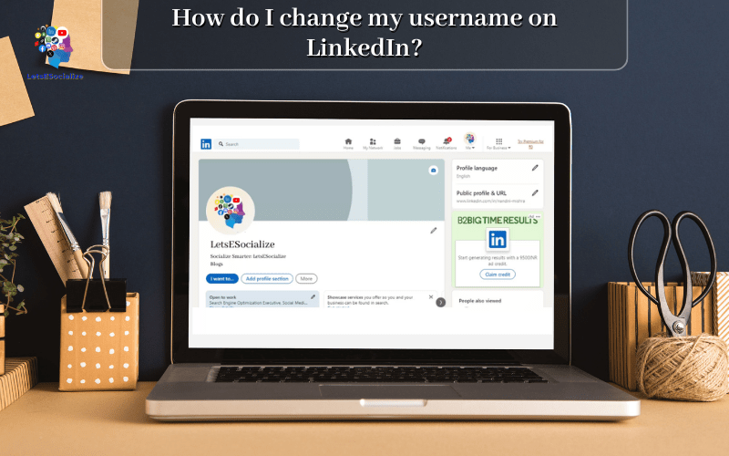 change my username on LinkedIn