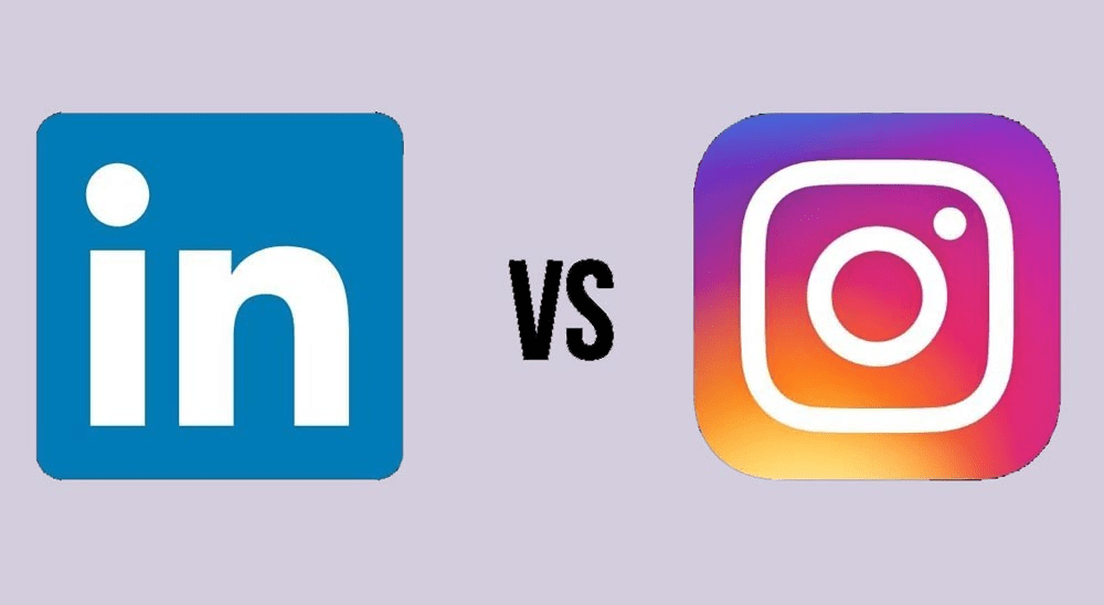 LinkedIn vs. Instagram