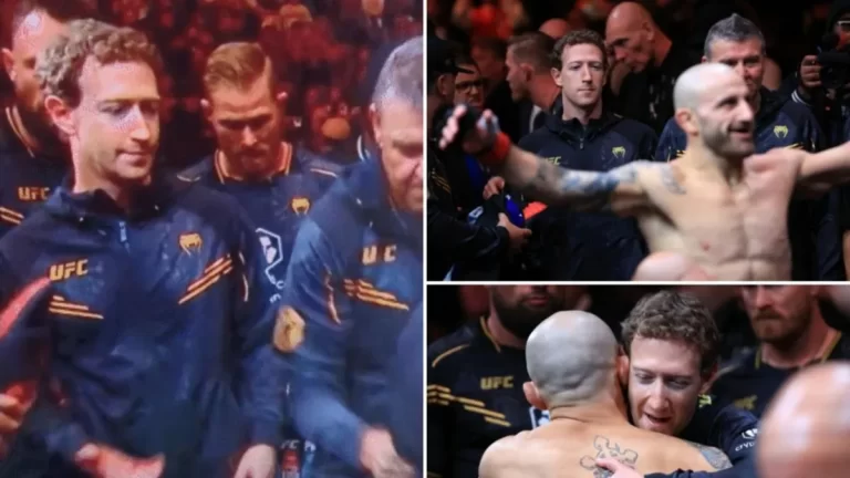 Mark Zuckerberg Got the Meme Treatment After an Awkward Clip of Him at UFC 298 Was Shared Online